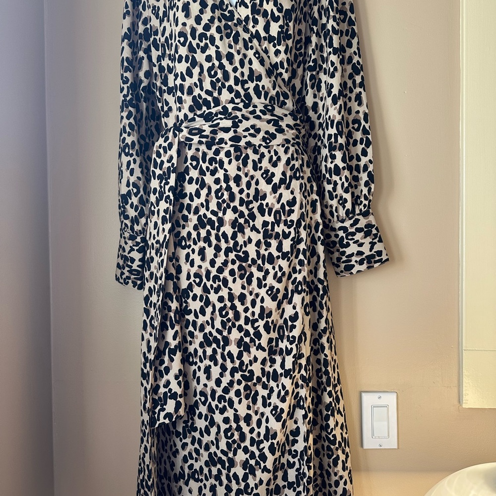 Halogen Leopard Dress